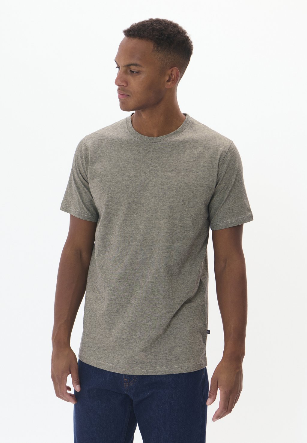 Базовая футболка JERMANE MINI STRIPE Matinique, светло-желтый 
Базовая футболка JERMANE MINI STRIPE Matinique, светло-желтый