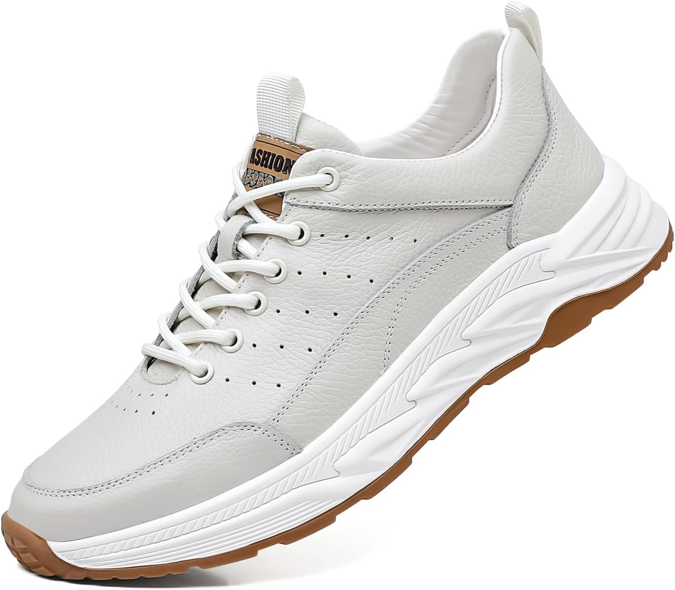 Мужские кроссовки-лоферы на шнуровке из натуральной кожи, повседневные для прогулок и вождения Welrung, белый/серый
Мужские кроссовки-лоферы на шнуровке из натуральной кожи, повседневные для прогулок и вождения Welrung, белый/серый