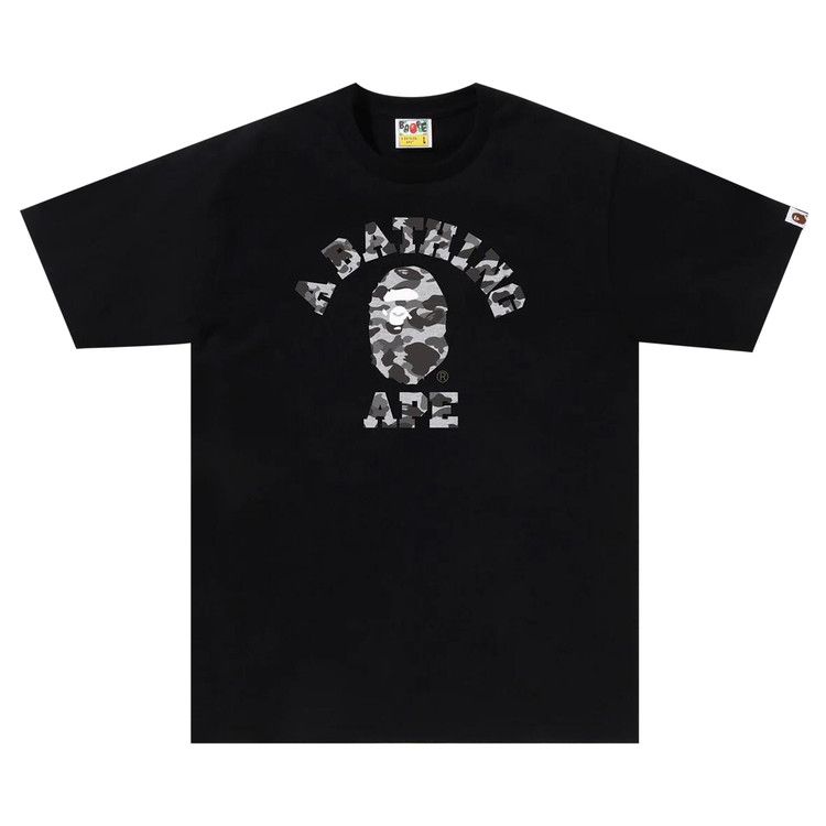 Футболка BAPE Heather Grey Camo College Tee, Black
Футболка BAPE Heather Grey Camo College Tee, Black