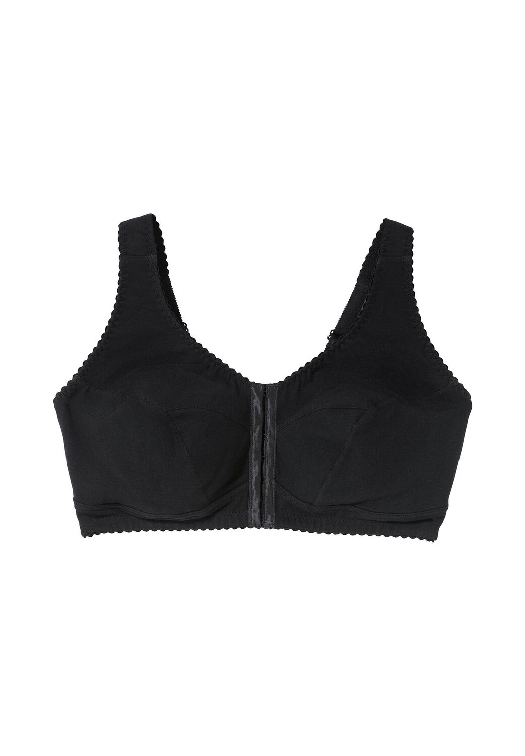 Бюстгальтер без косточек с застежкой спереди, широкие бретели sheego, черный
Бюстгальтер без косточек с застежкой спереди, широкие бретели sheego, черный