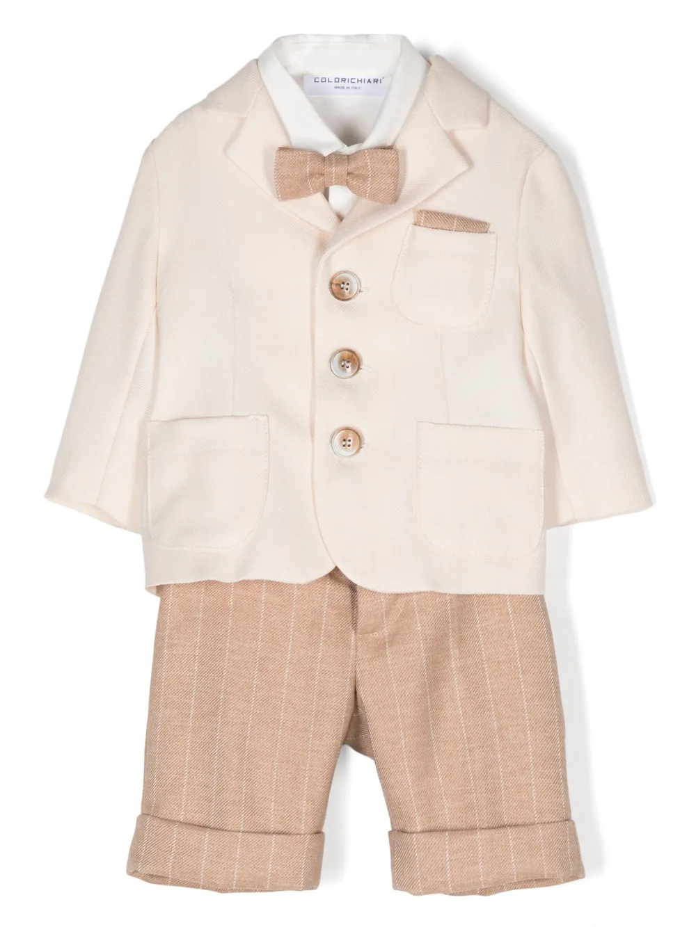 Комплект с однобортным пиджаком Colorichiari, коричневый
Комплект с однобортным пиджаком Colorichiari, коричневый