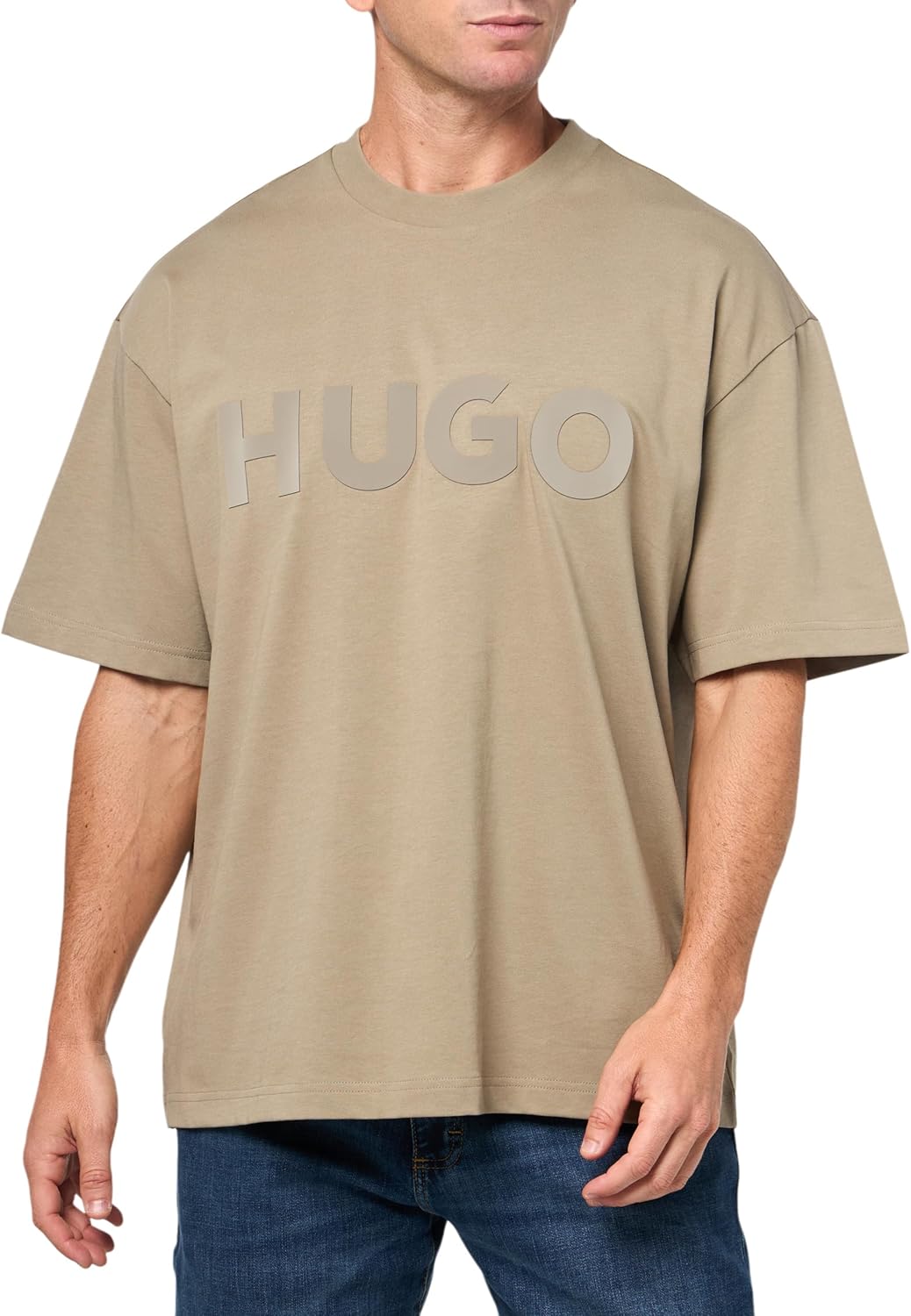 Футболка Hugo мужская с логотипом в тон, Fallen Rock
Футболка Hugo мужская с логотипом в тон, Fallen Rock