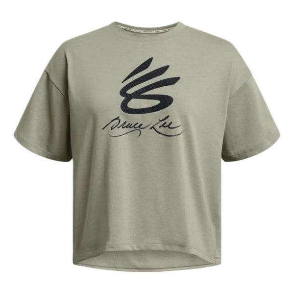 Футболка x lunar new year curry graphic t-shirt 'green' Under Armour, зеленый 
Футболка x lunar new year curry graphic t-shirt 'green' Under Armour, зеленый