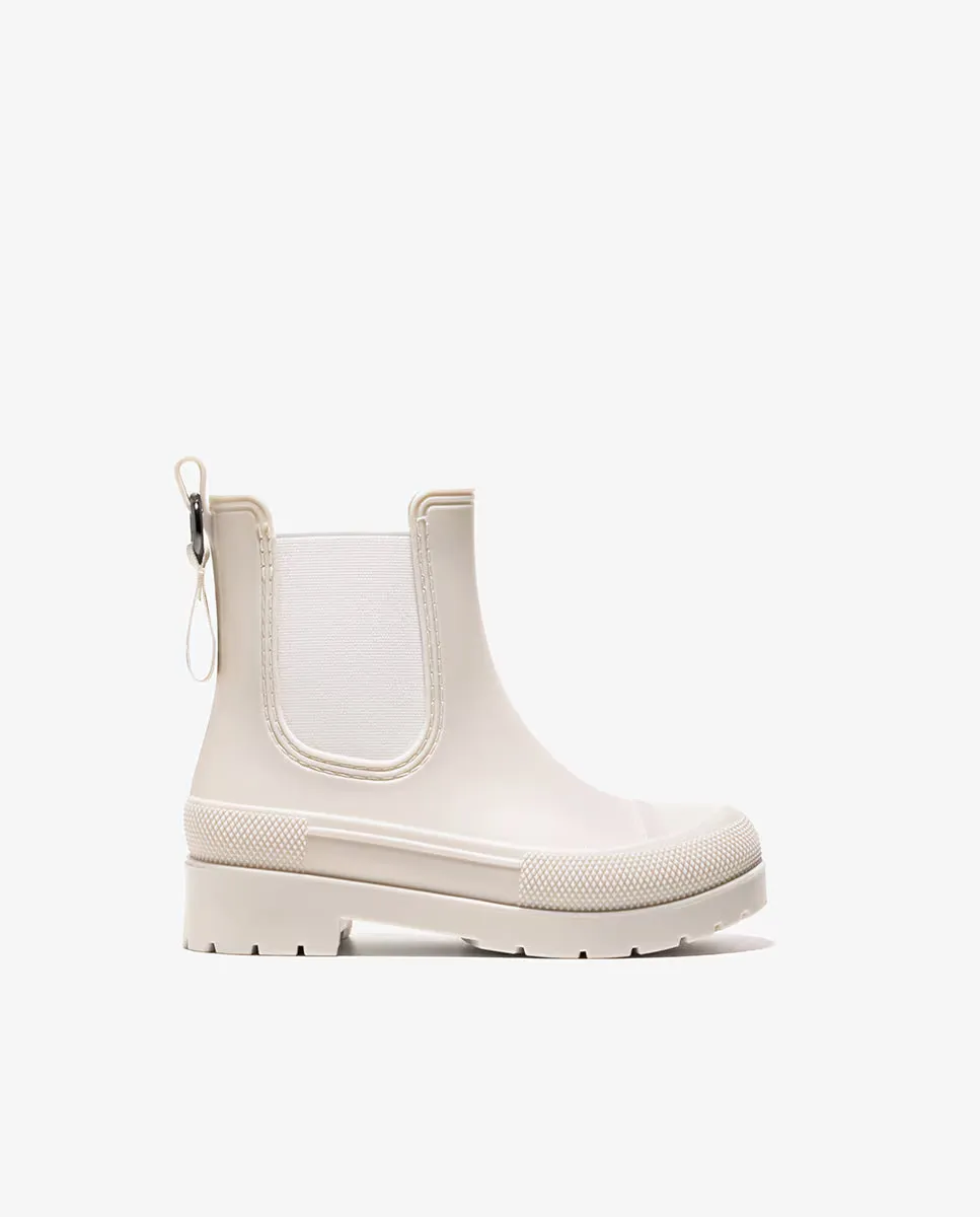 Детские ботинки из водонепроницаемого материала и эластичных боковин Conguitos, бежевый 
Детские ботинки из водонепроницаемого материала и эластичных боковин Conguitos, бежевый