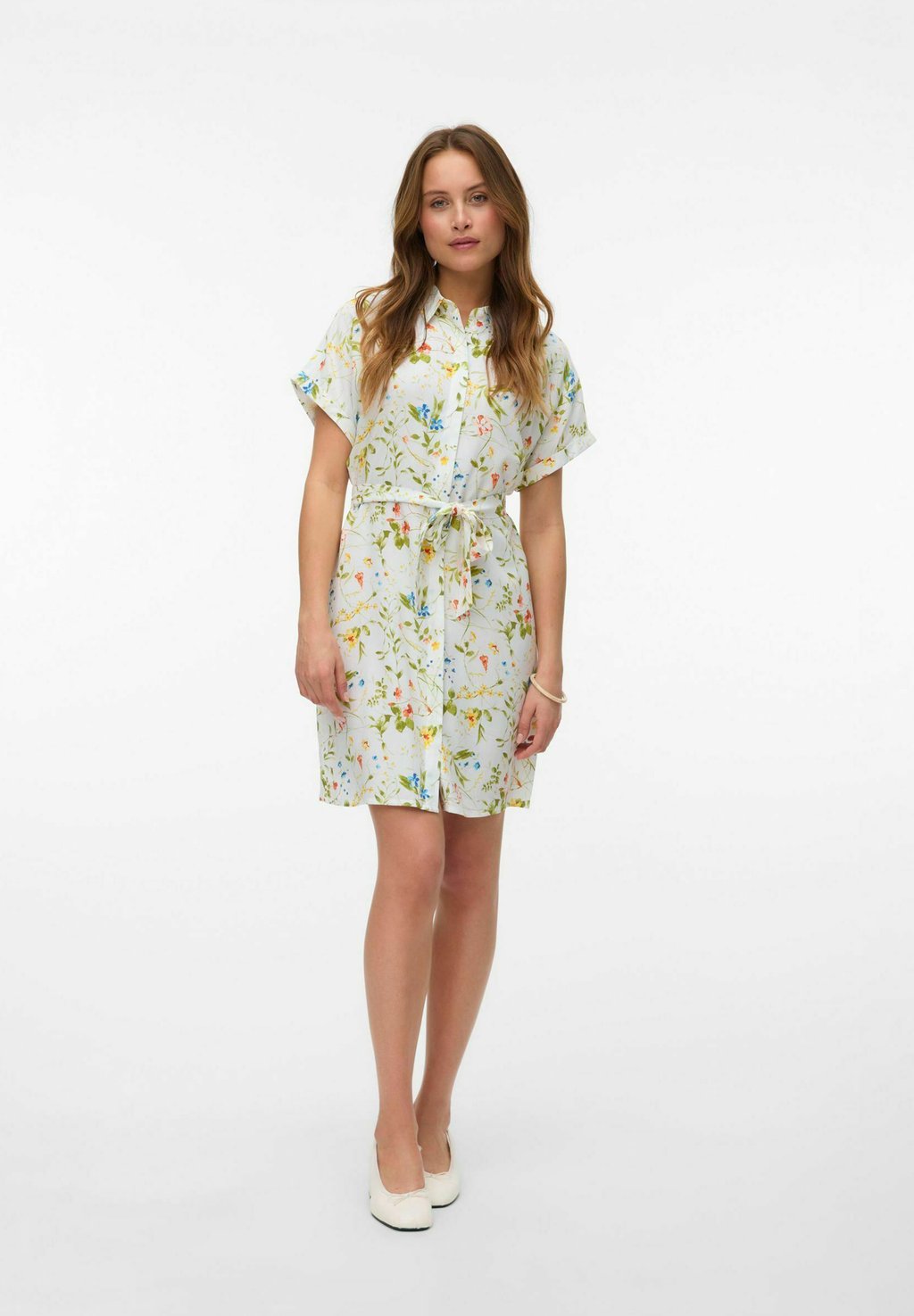 Платье-рубашка VMEASY Vero Moda, белый
Платье-рубашка VMEASY Vero Moda, белый