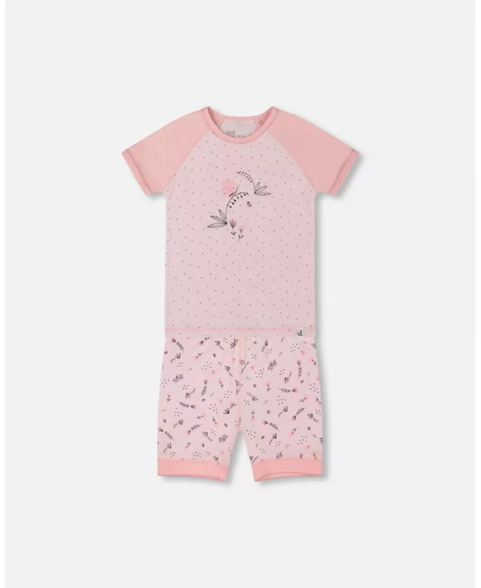 Короткий пижамный комплект из двух частей для маленьких девочек из хлопка с маленькими розовыми цветами на бледно-розовом фоне - для малышей|ребенка Deux par Deux, розовый
Короткий пижамный комплект из двух частей для маленьких девочек из хлопка с маленькими розовыми цветами на бледно-розовом фоне - для малышей|ребенка Deux par Deux, розовый