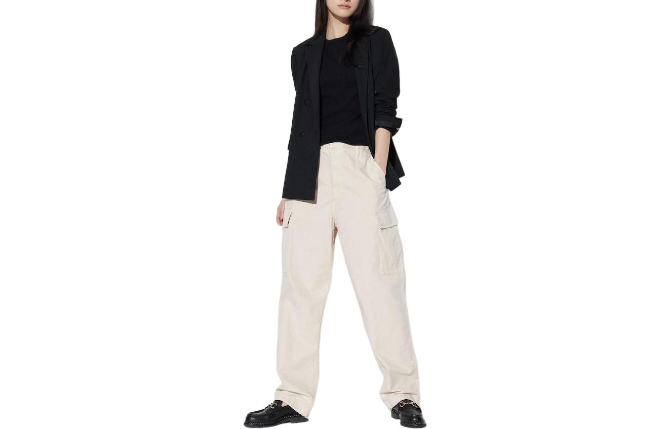 Повседневные брюки унисекс молочно-белые Uniqlo, слоновая кость
Повседневные брюки унисекс молочно-белые Uniqlo, слоновая кость