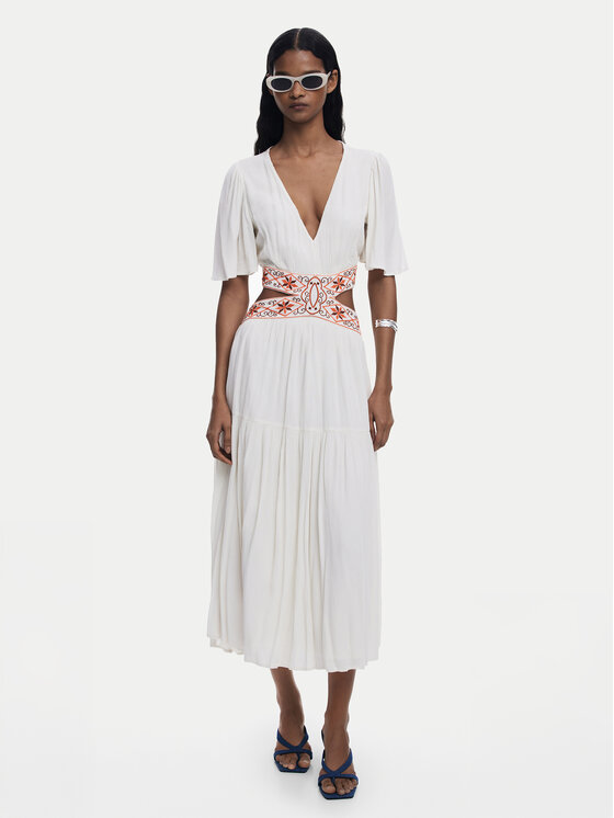 Летнее платье стандартный крой Element 25SWVW98 Desigual, белый
Летнее платье стандартный крой Element 25SWVW98 Desigual, белый