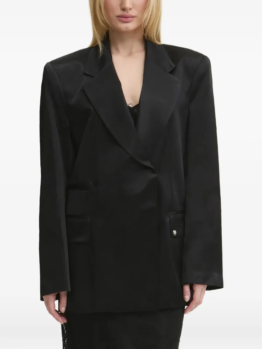 Пиджак с заостренными лацканами Aniye By, черный
Пиджак с заостренными лацканами Aniye By, черный