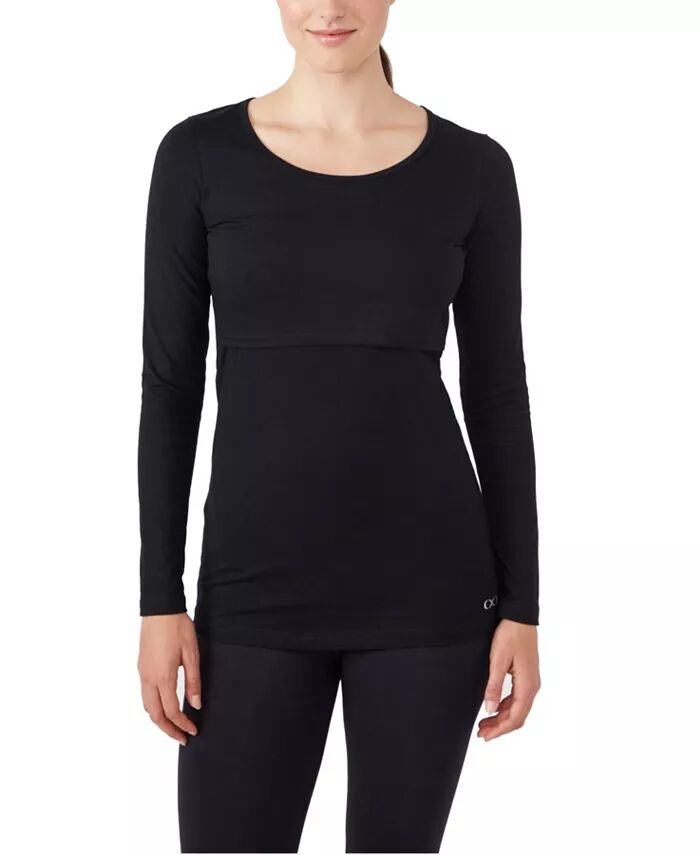 Топ для беременных Charlotte с длинными рукавами и круглым вырезом для кормления Modern Eternity Maternity, черный
Топ для беременных Charlotte с длинными рукавами и круглым вырезом для кормления Modern Eternity Maternity, черный