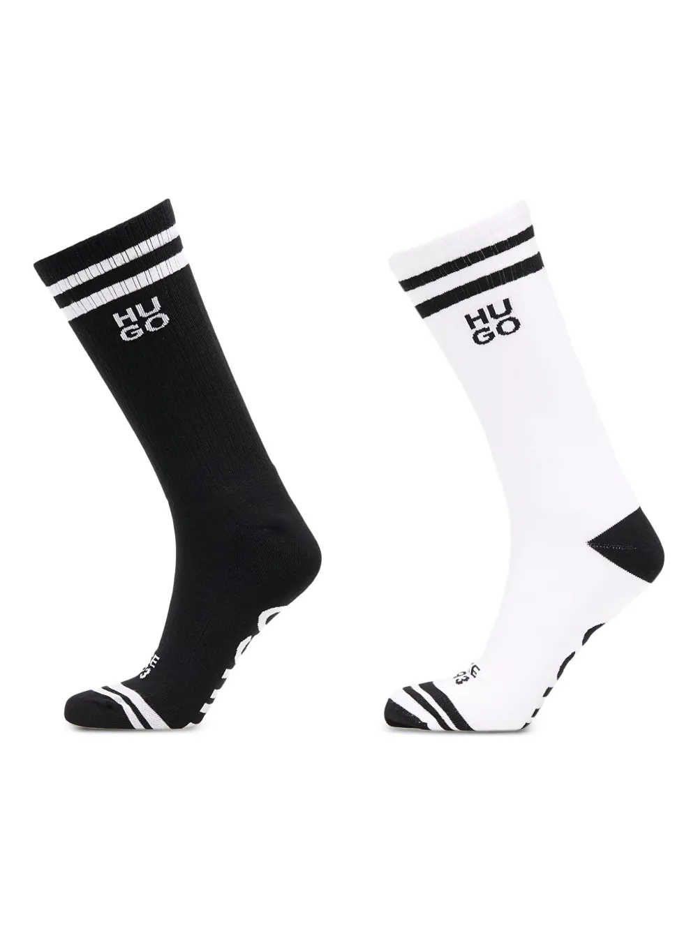 Комплект из двух пар носков вязки интарсия HUGO, белый
Комплект из двух пар носков вязки интарсия HUGO, белый
