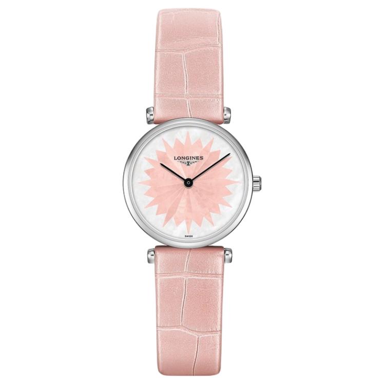 LONGINES Jialan Collection женские часы с кварцевым механизмом, 24 мм, розовый циферблат, корпус из нержавеющей стали
LONGINES Jialan Collection женские часы с кварцевым механизмом, 24 мм, розовый циферблат, корпус из нержавеющей стали