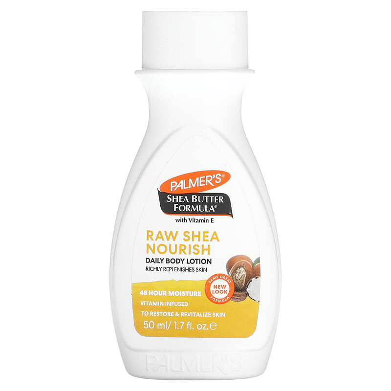 Palmer's, Shea Formula с витамином E, лосьон для тела из необработанного ши, 50 мл (1,7 унции)
Palmer's, Shea Formula с витамином E, лосьон для тела из необработанного ши, 50 мл (1,7 унции)