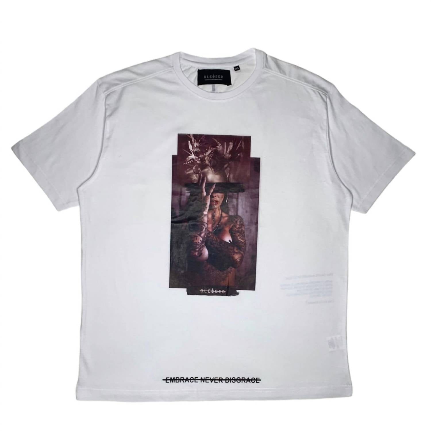 Мужская футболка Embrace белого цвета Blessed
Мужская футболка Embrace белого цвета Blessed