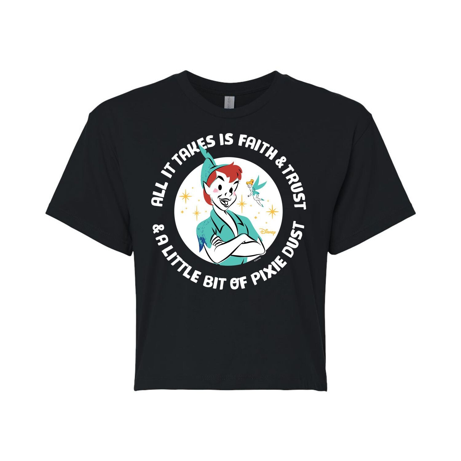Укороченная футболка с рисунком Disney's Peter Pan Juniors' Faith Trust Disney
Укороченная футболка с рисунком Disney's Peter Pan Juniors' Faith Trust Disney