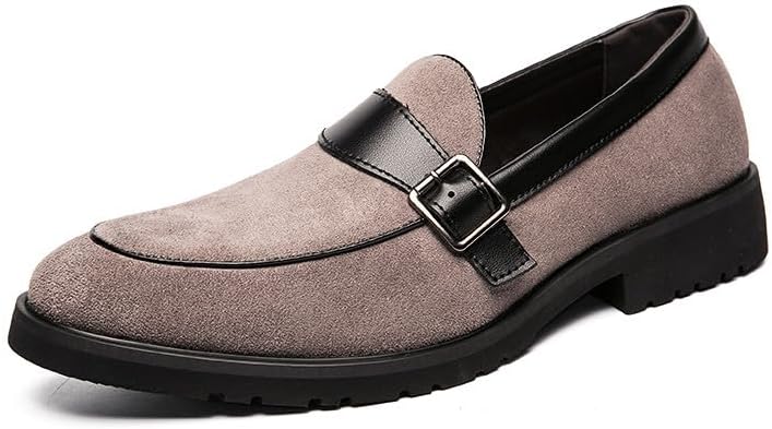 Мужские туфли-лоферы Santimon с монк-ремнем, классические мокасины, современные замшевые кожаные туфли для мужчин, Sand
Мужские туфли-лоферы Santimon с монк-ремнем, классические мокасины, современные замшевые кожаные туфли для мужчин, Sand