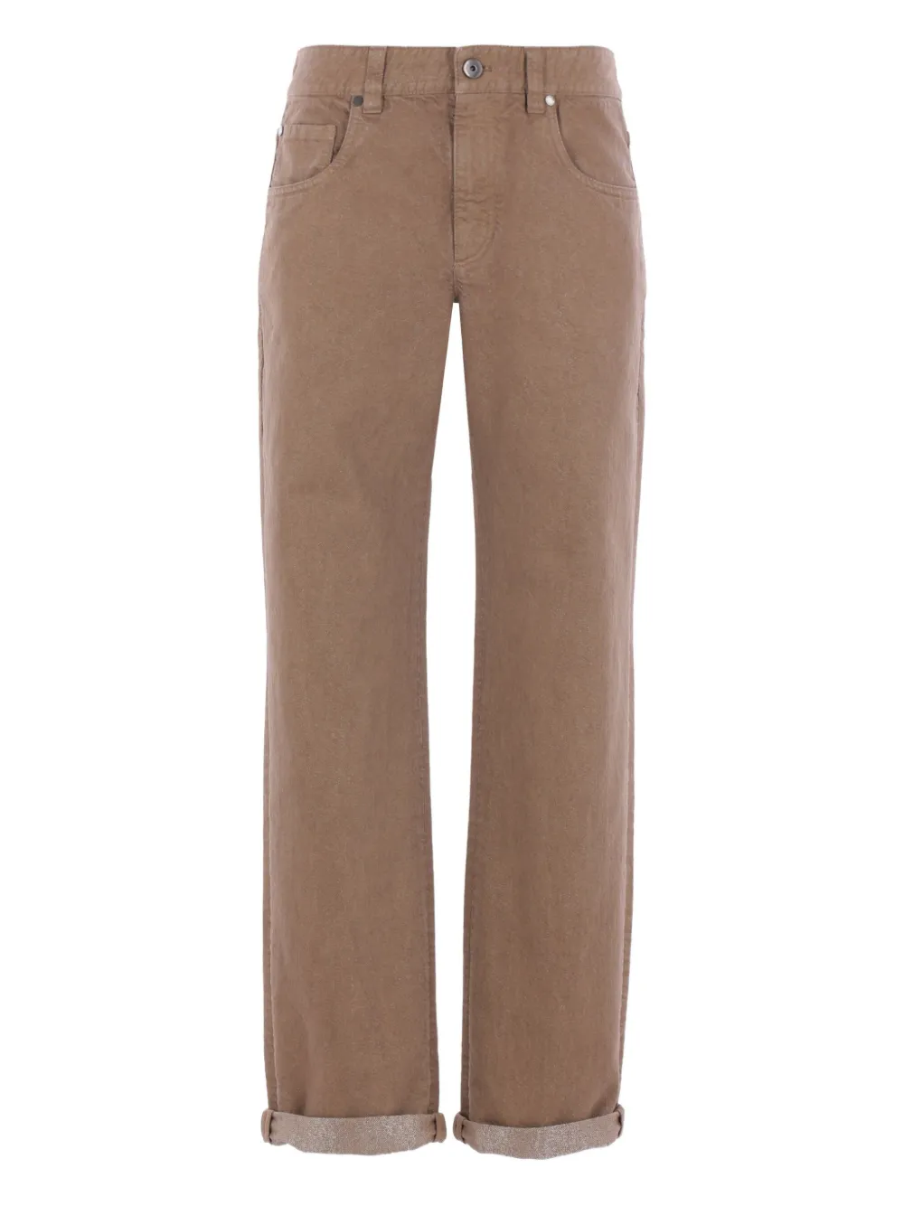 Джинсы с нашивкой-логотипом Brunello Cucinelli, коричневый
Джинсы с нашивкой-логотипом Brunello Cucinelli, коричневый