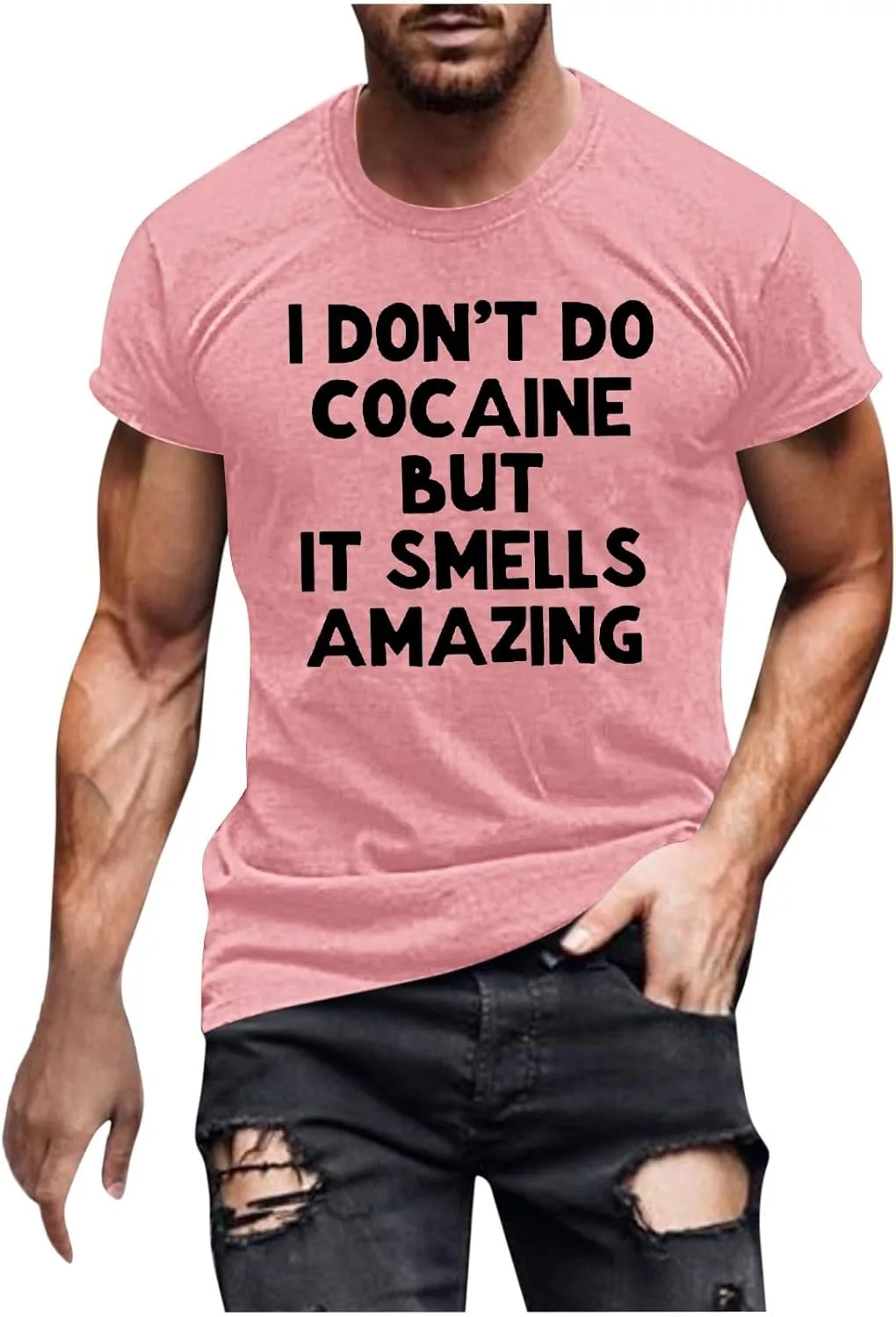 Футболка Zeiyignr с принтом "I Don't Do Cocaine But It Smells Amazing"
Футболка Zeiyignr с принтом "I Don't Do Cocaine But It Smells Amazing"