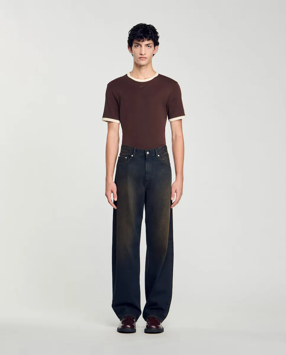 Мешковатые мужские джинсы Sandro, коричневый
Мешковатые мужские джинсы Sandro, коричневый