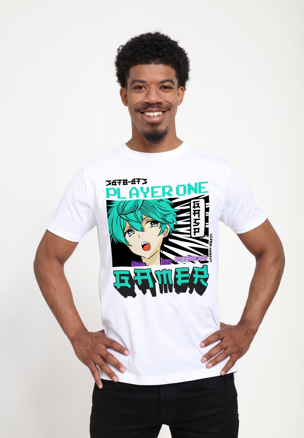 Футболка с принтом MATT KEELING PLAYER ONE Henry Tiger, белый 
Футболка с принтом MATT KEELING PLAYER ONE Henry Tiger, белый