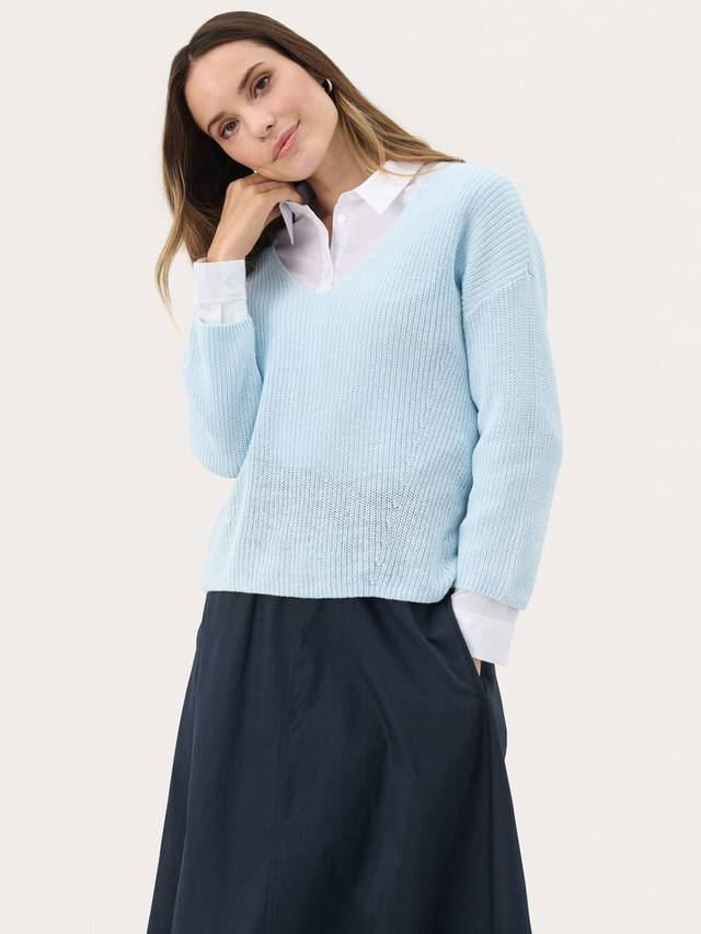 Богатый льняной джемпер etrona с v-образным вырезом Part Two, цвет Ice Water
Богатый льняной джемпер etrona с v-образным вырезом Part Two, цвет Ice Water