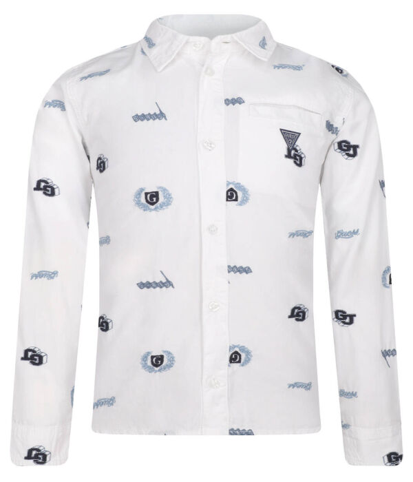 Рубашка Guess Regular Fit с принтом, белый
Рубашка Guess Regular Fit с принтом, белый