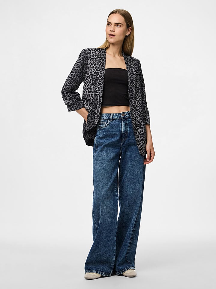 Блейзер Pieces, черный/серый
Блейзер Pieces, черный/серый