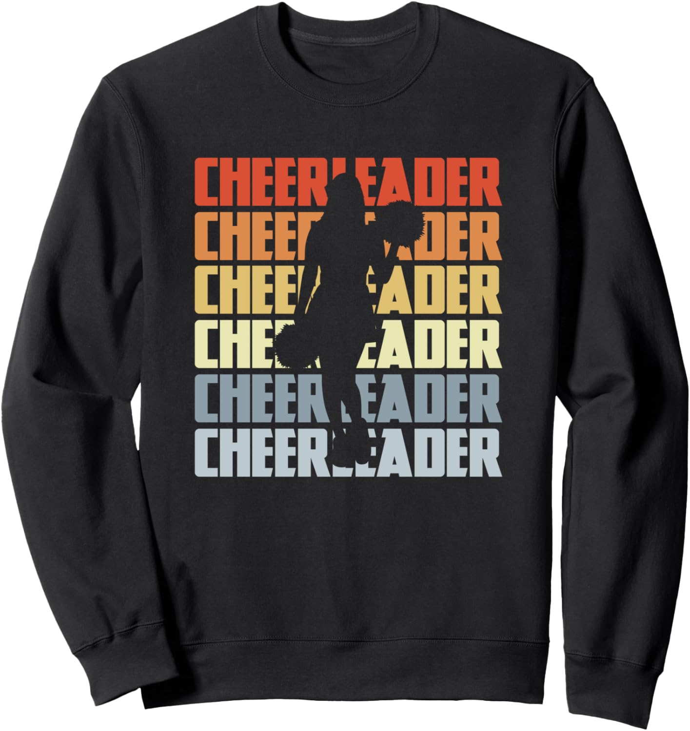 Винтажная толстовка для выступлений чирлидерш Funny Cheerleading Graphic Shirts For Girls, черный
Винтажная толстовка для выступлений чирлидерш Funny Cheerleading Graphic Shirts For Girls, черный