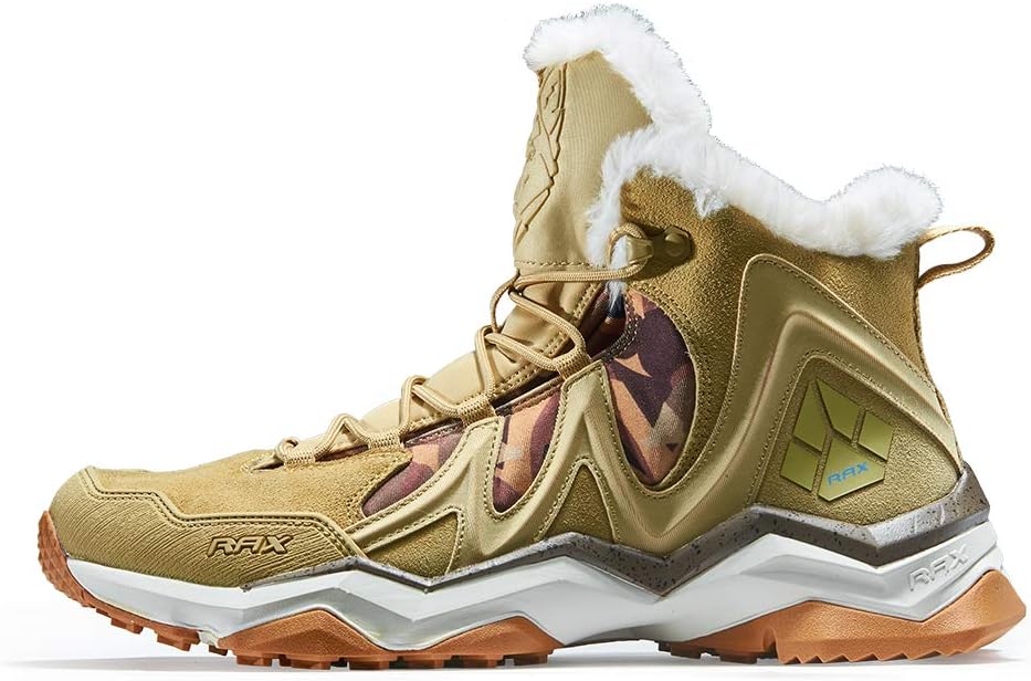 Мужские теплые зимние ботинки RAX с меховой подкладкой для улицы, зимние походные сапоги, противоскользящие, легкие кроссовки, хаки
Мужские теплые зимние ботинки RAX с меховой подкладкой для улицы, зимние походные сапоги, противоскользящие, легкие кроссовки, хаки