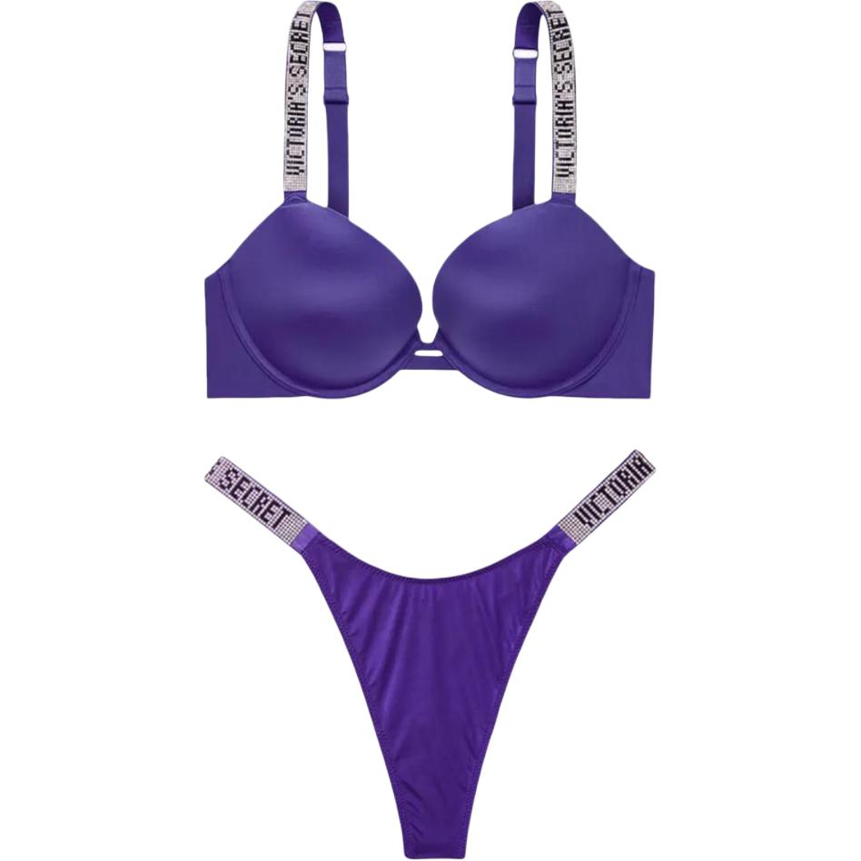 Victoria's Secret Женский комплект нижнего белья темно-фиолетовый
Victoria's Secret Женский комплект нижнего белья темно-фиолетовый