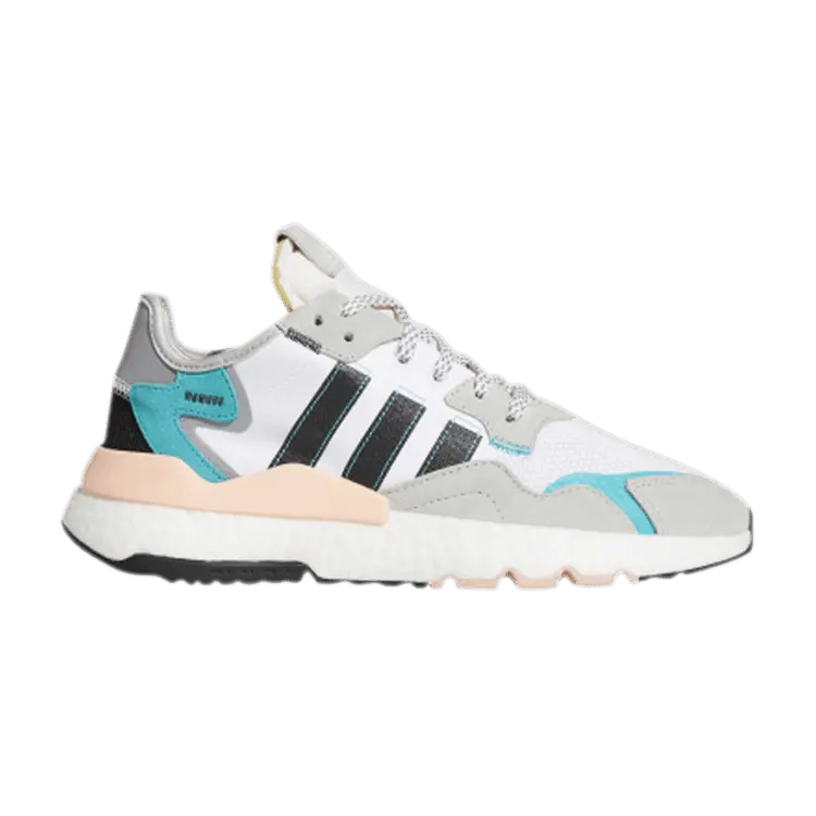 Кроссовки adidas Nite Jogger 'White Hi-Res Aqua', белый
Кроссовки adidas Nite Jogger 'White Hi-Res Aqua', белый