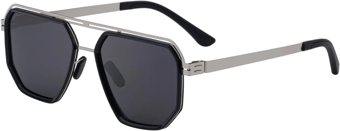 Солнцезащитные очки для мужчин, без винтов, премиум-класса, солнцезащитные зеркала, зеркала с защитой от солнца Ocean, для вождения на открытом воздухе TVTBBVV, Silver Black
Солнцезащитные очки для мужчин, без винтов, премиум-класса, солнцезащитные зеркала, зеркала с защитой от солнца Ocean, для вождения на открытом воздухе TVTBBVV, Silver Black