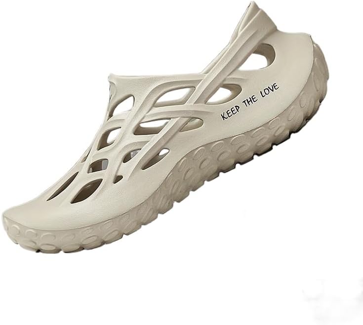 Мужские стильные сабо без застежек, дышащие, быстросохнущие, с нескользящей подошвой EVA Fmshi, бежевый
Мужские стильные сабо без застежек, дышащие, быстросохнущие, с нескользящей подошвой EVA Fmshi, бежевый