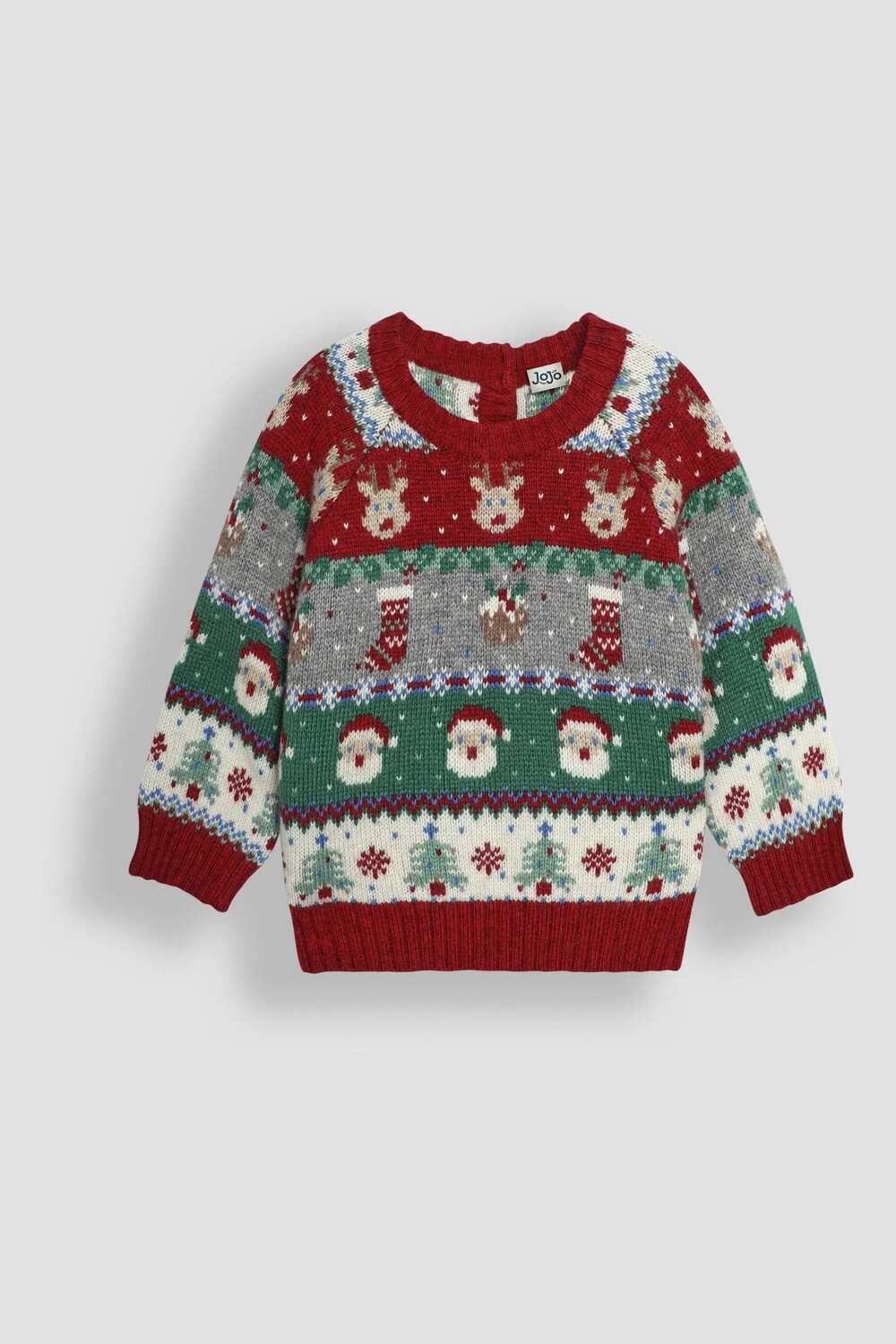 Праздничный джемпер в стиле фэр айл от друзей Jojo Maman Bébé, красный
Праздничный джемпер в стиле фэр айл от друзей Jojo Maman Bébé, красный
