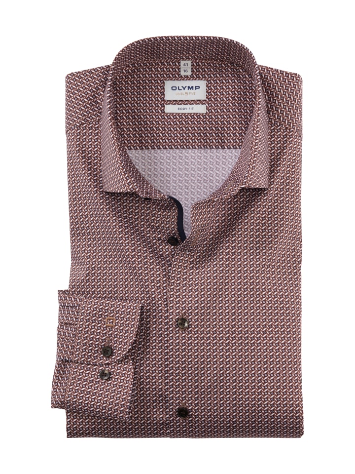 Рубашка OLYMP , коричневый
Рубашка OLYMP , коричневый