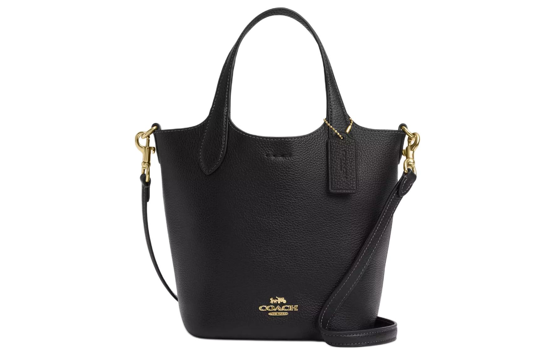COACH Двусторонняя кожаная сумка-ведро через плечо на одно плечо женская золото и черный
COACH Двусторонняя кожаная сумка-ведро через плечо на одно плечо женская золото и черный