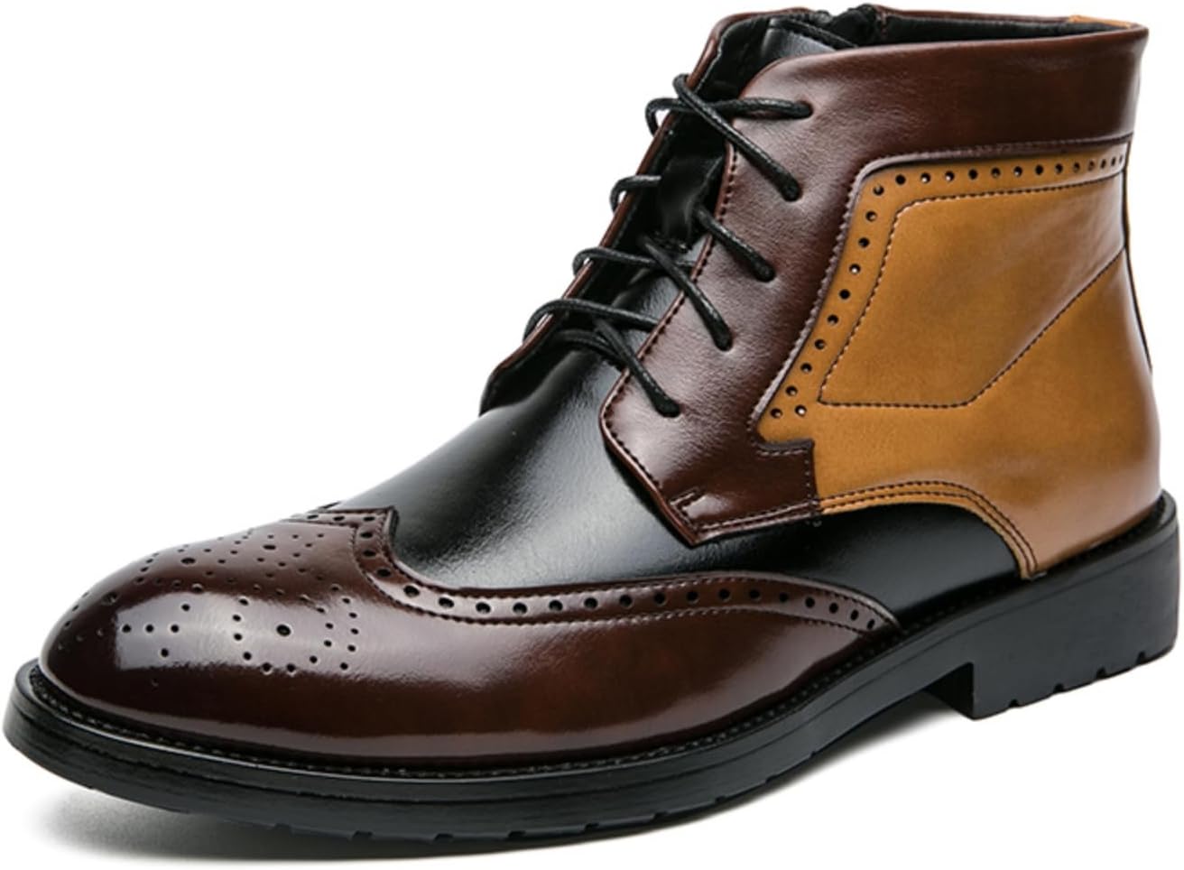 Мужские ботинки Abborora Oxford на шнуровке, черные и коричневые, классический броги стиль
Мужские ботинки Abborora Oxford на шнуровке, черные и коричневые, классический броги стиль