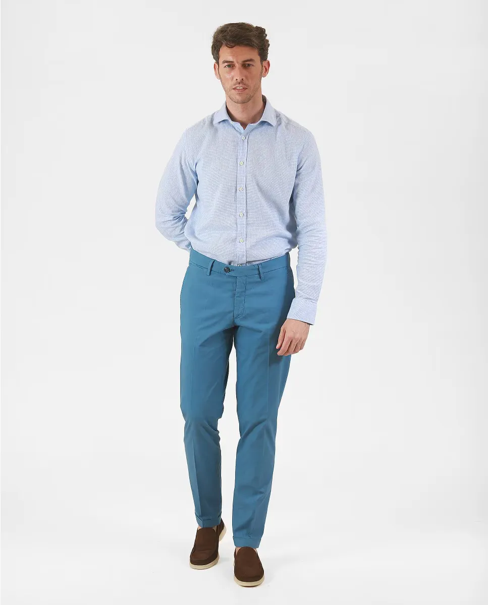 Мягкие узкие брюки-чиносы мужского покроя синего цвета Wickett Jones, синий
Мягкие узкие брюки-чиносы мужского покроя синего цвета Wickett Jones, синий