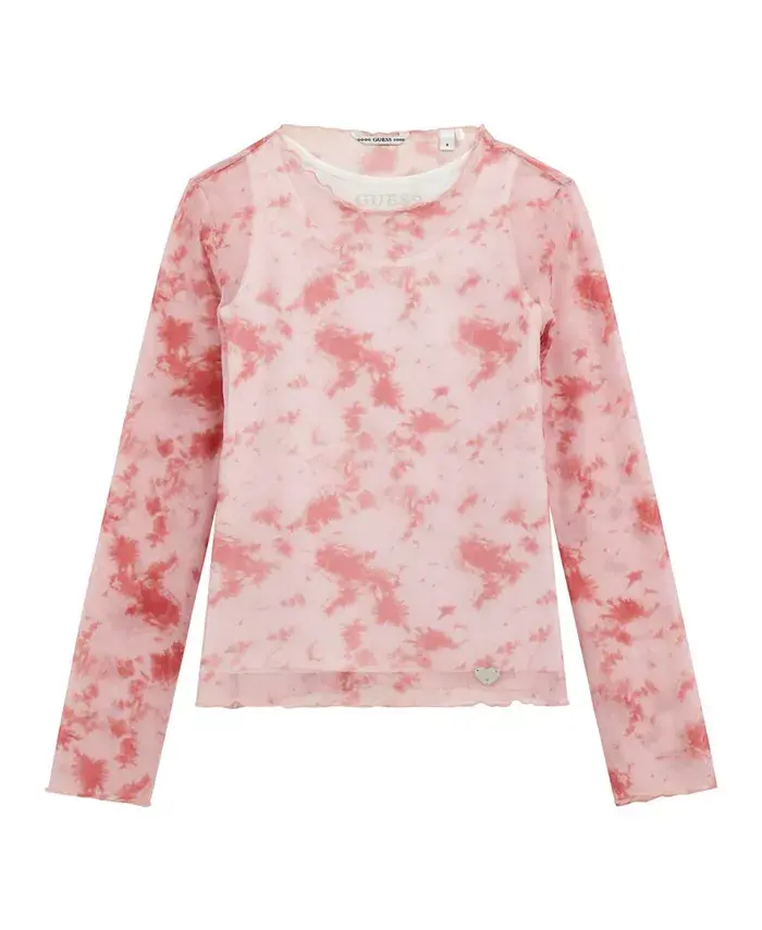 Футболка с длинным рукавом с принтом для девочек Guess, розовый
Футболка с длинным рукавом с принтом для девочек Guess, розовый
