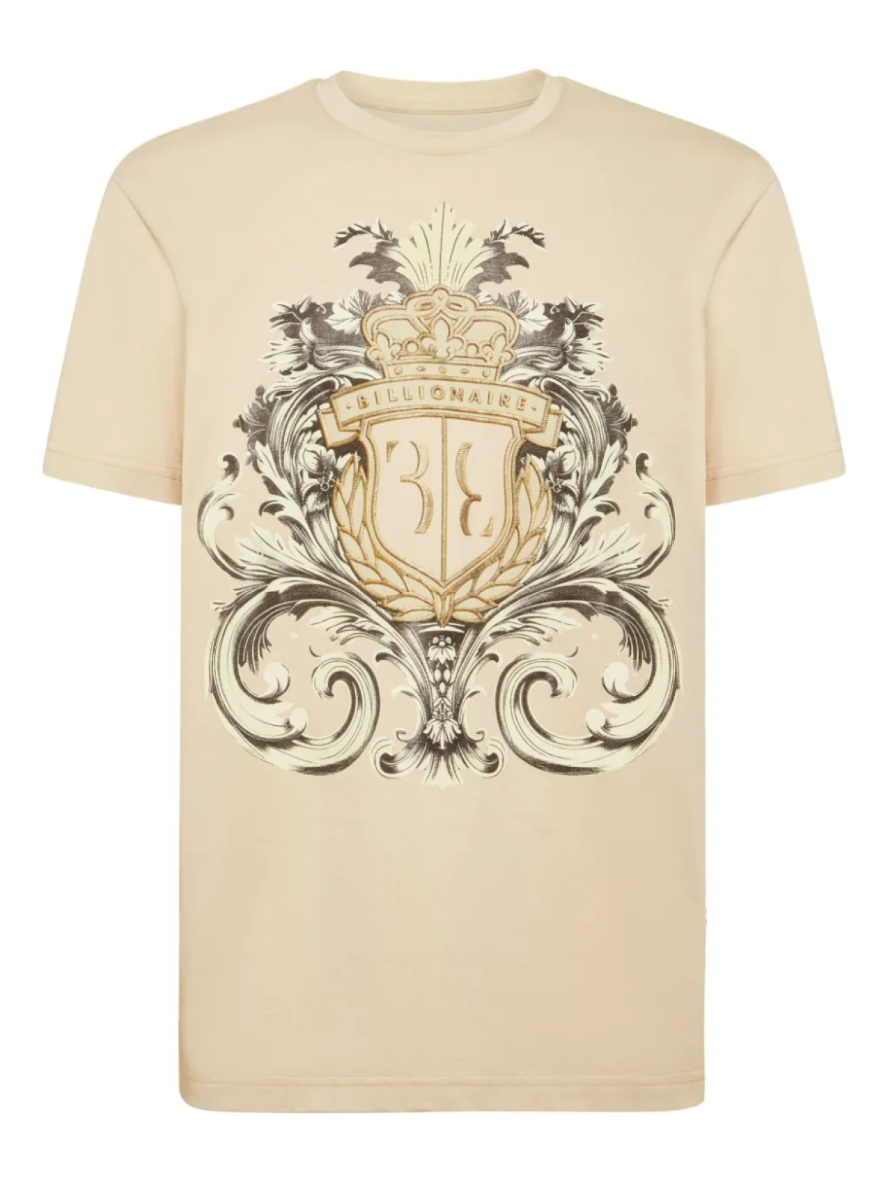 Футболка с принтом герба Billionaire, нейтральный
Футболка с принтом герба Billionaire, нейтральный