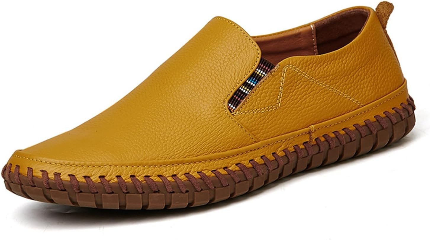 Мужские повседневные кожаные лоферы DMGYCK с отделкой на резинке, туфли и прогулок, коричневые лоферы для мужчин
Мужские повседневные кожаные лоферы DMGYCK с отделкой на резинке, туфли и прогулок, коричневые лоферы для мужчин