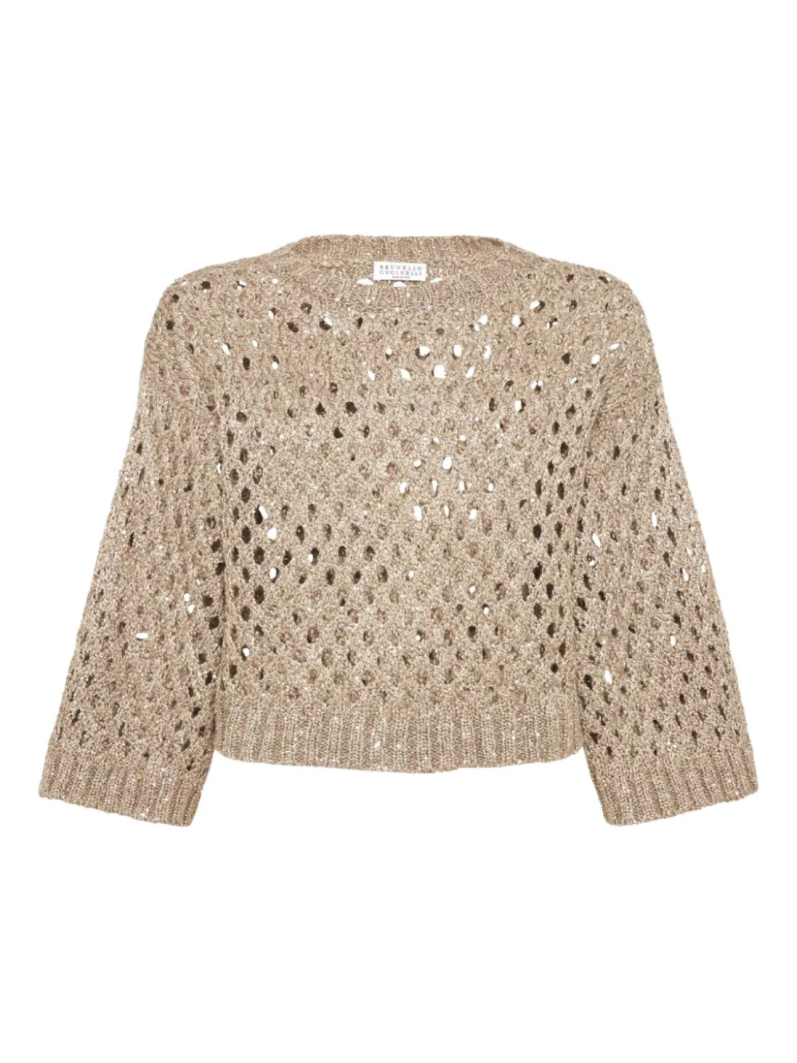 Brunello Cucinelli джемпер рыхлой вязки, нейтральный 
Brunello Cucinelli джемпер рыхлой вязки, нейтральный