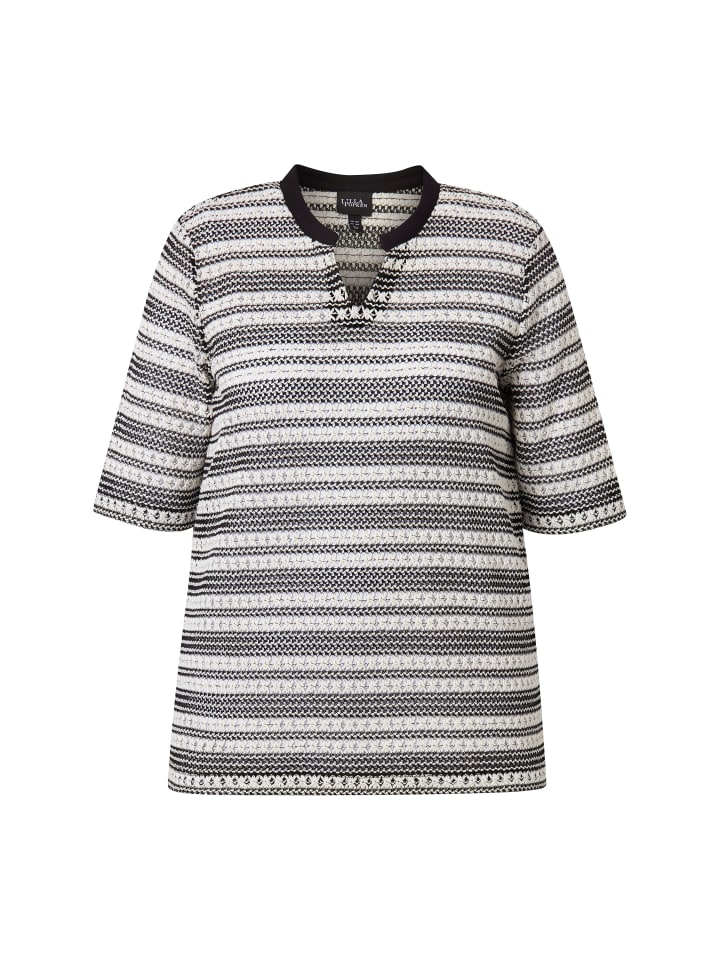 Толстовка Ulla Popken, черный 
Толстовка Ulla Popken, черный