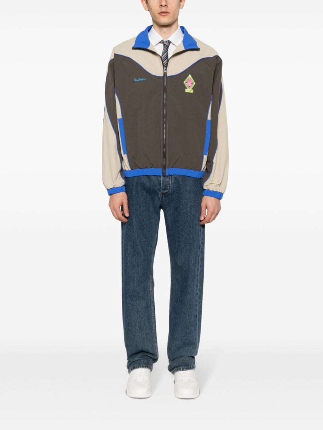 KidSuper спортивная куртка с вышивкой, коричневый
KidSuper спортивная куртка с вышивкой, коричневый