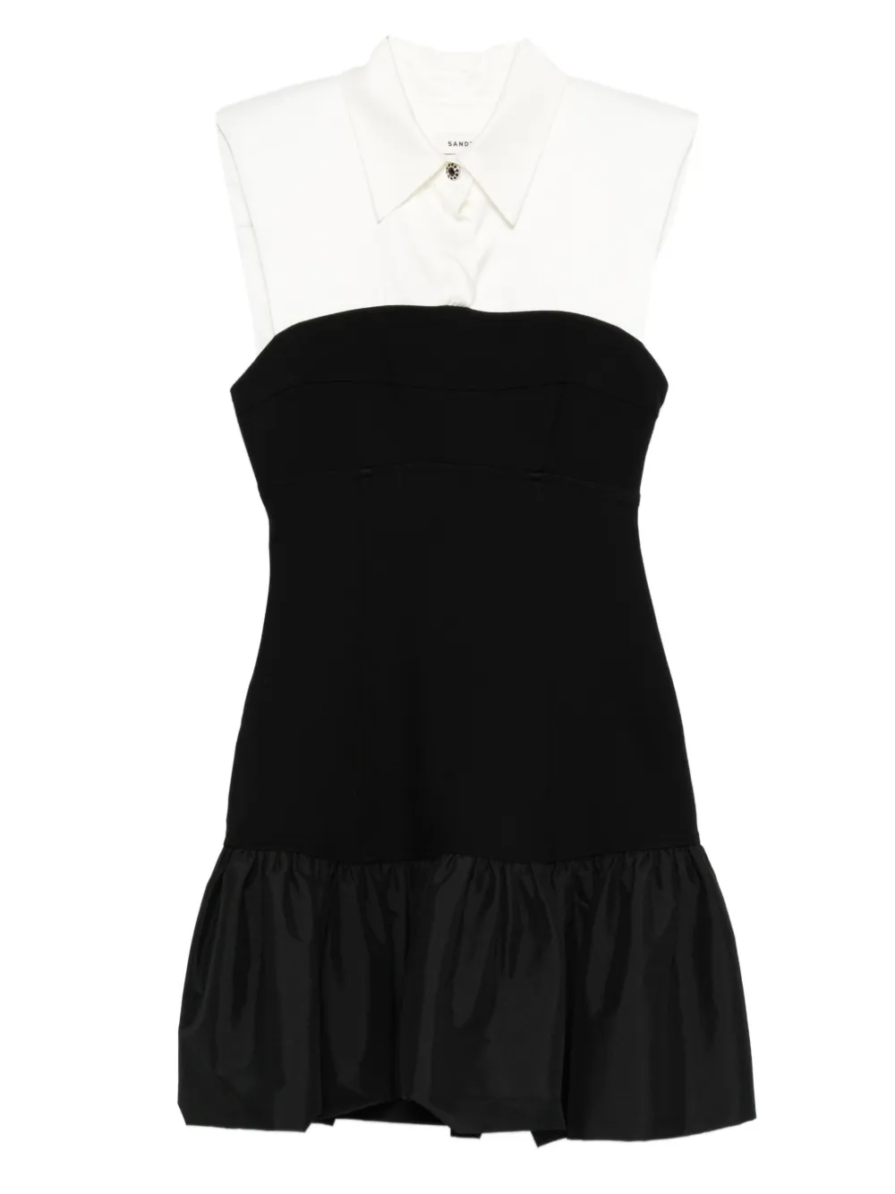 Платье мини с оборками Sandro, черный
Платье мини с оборками Sandro, черный