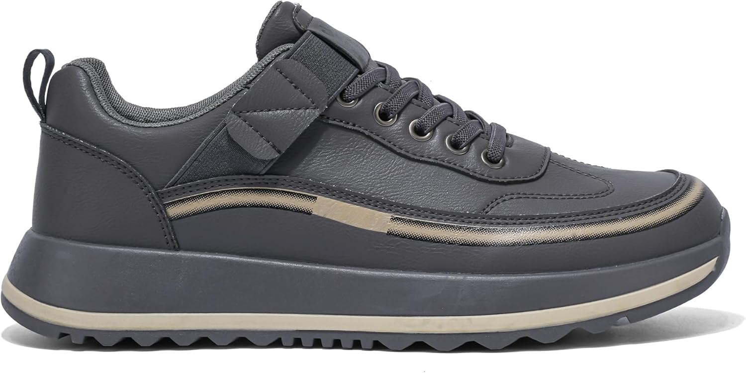 Мужские повседневные спортивные кроссовки, черно-золотые, шнурованные спортивные туфли с платформой, удобные для ходьбы Generic
Мужские повседневные спортивные кроссовки, черно-золотые, шнурованные спортивные туфли с платформой, удобные для ходьбы Generic