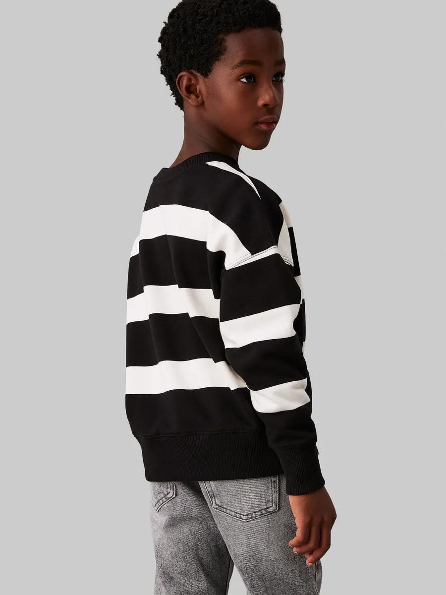 Толстовка Calvin Klein Jeans "Striped Modern Comfort Cn", для детей до 16 лет, с нашивкой-логотипом, черный
Толстовка Calvin Klein Jeans "Striped Modern Comfort Cn", для детей до 16 лет, с нашивкой-логотипом, черный