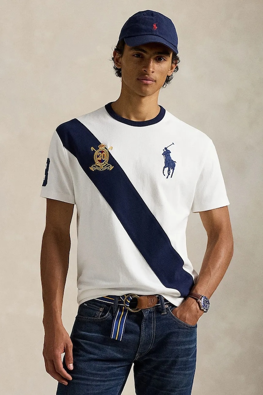 Хлопковая футболка Polo Ralph Lauren, белый
Хлопковая футболка Polo Ralph Lauren, белый