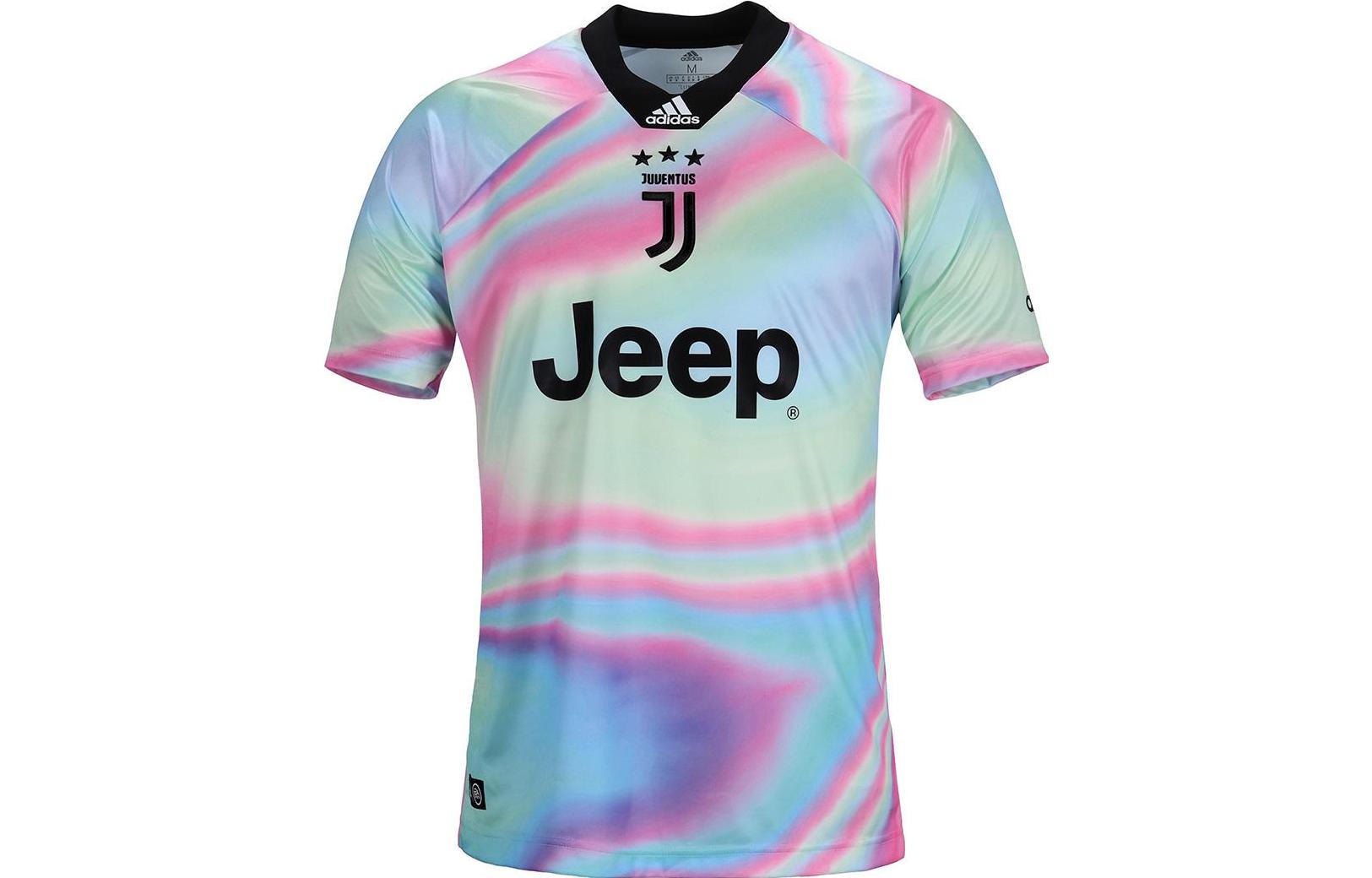 Футболка для футбола унисекс розовая/голубая Adidas
Футболка для футбола унисекс розовая/голубая Adidas