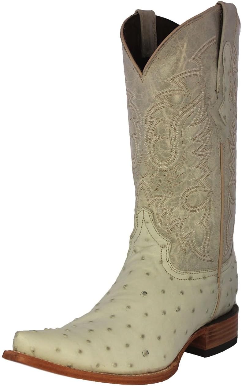 Мужские вестерн-сапоги Texas Legacy белого цвета из кожи с принтом из пера страуса, носок 3X
Мужские вестерн-сапоги Texas Legacy белого цвета из кожи с принтом из пера страуса, носок 3X